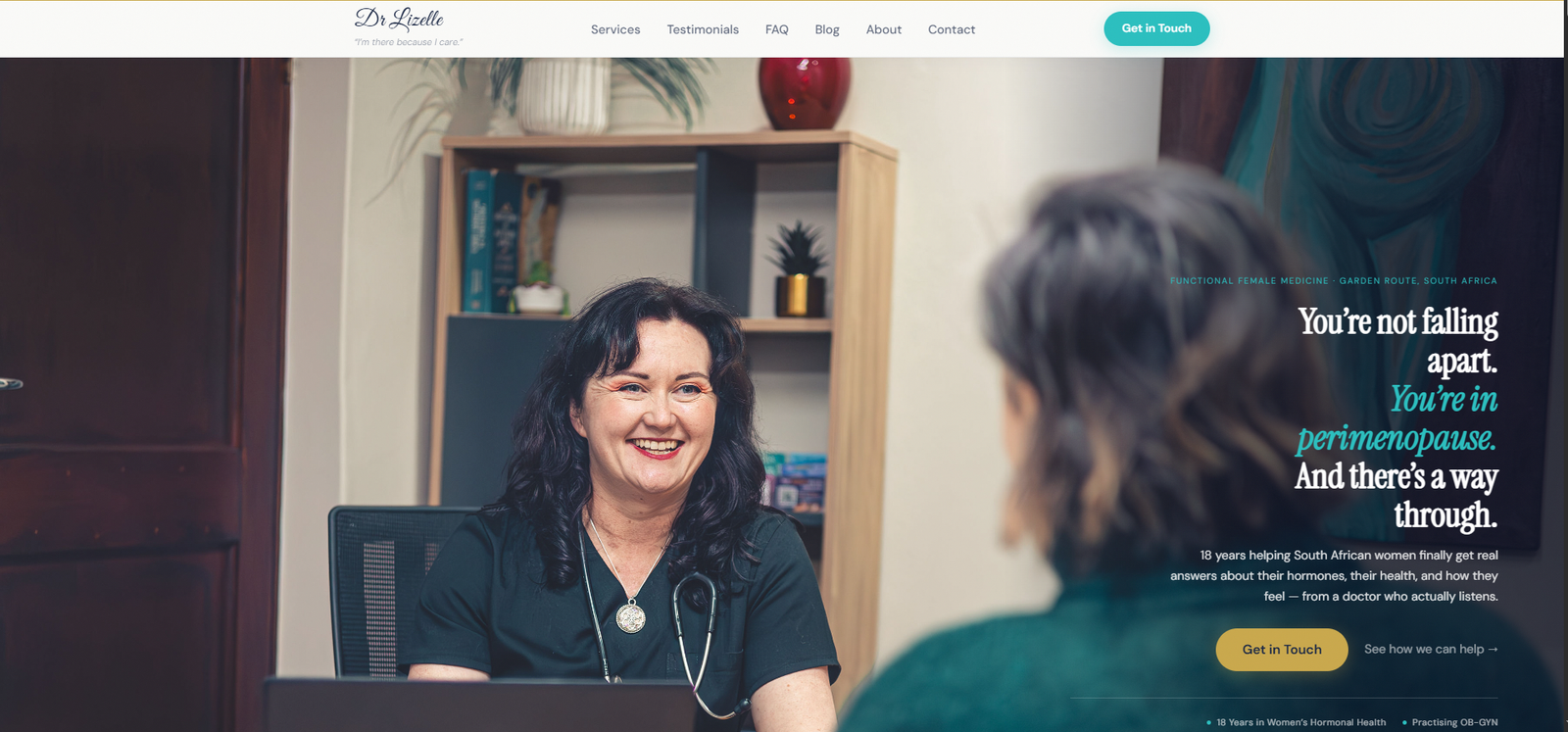 Dr. Lizelle Nortje,Functional Female Medicine specialist website