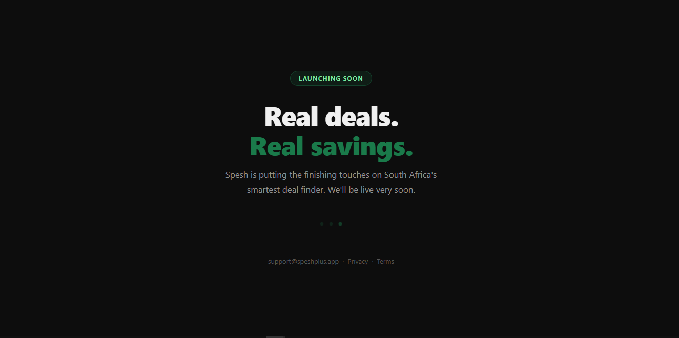 Spesh,South Africa's smartest deal finder platform